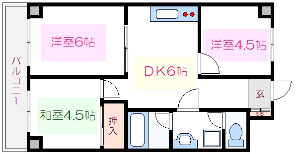 ニュー三浦マンション 間取り