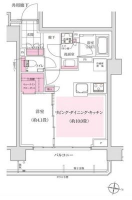 ディームス東陽町  間取り