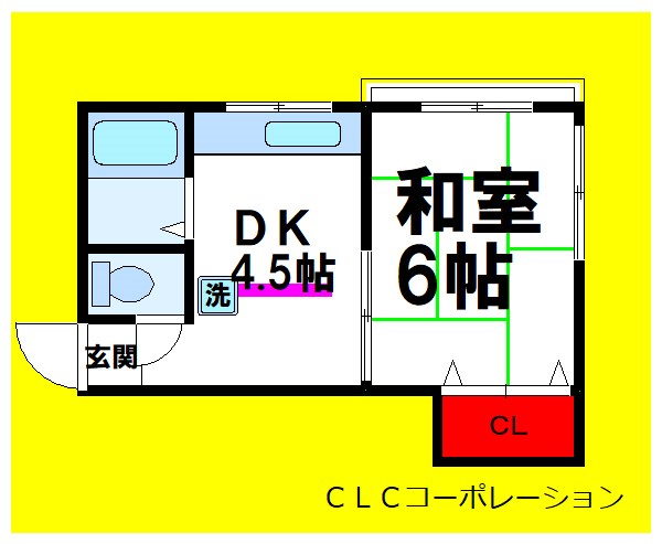 グリーンハウス  間取り図