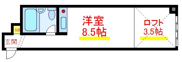 東海ビル  間取り図