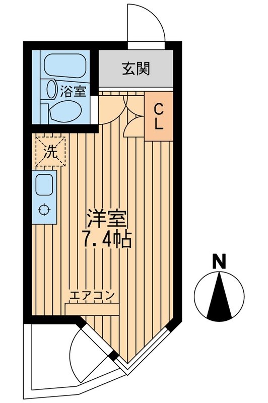 コモド駒込ハイツ  間取り図