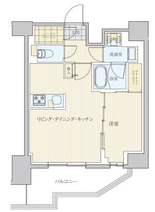 リビオメゾン南砂町  間取り