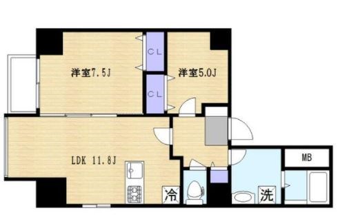 ラヴィエントタワー 間取り図