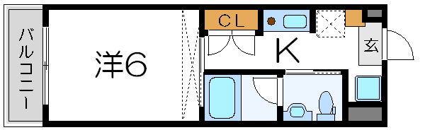 アクアⅠ 間取り図