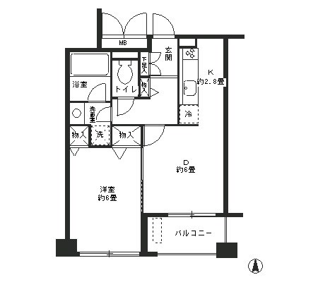 ボヌール尾久橋通り 間取り図