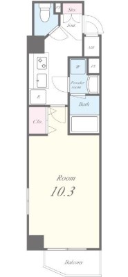 シャローム亀戸 間取り図