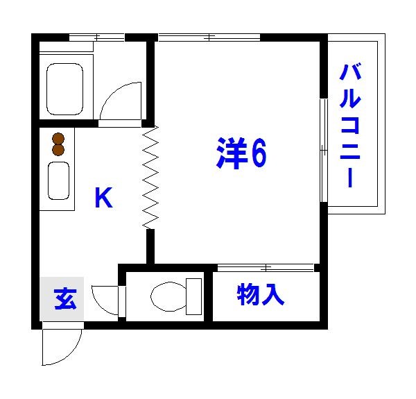 コーポ第三フクジュ  間取り