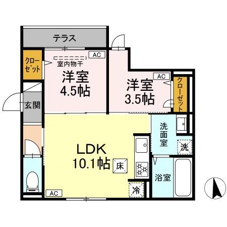 セレスティア豊島S 間取り