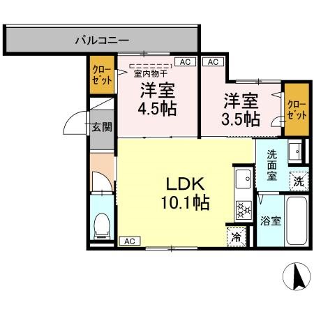 セレスティア豊島S 間取り