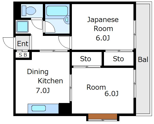 新潮通り一番館 105号室 間取り