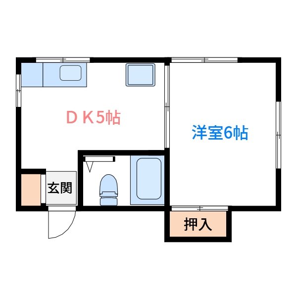 コーポ高山 間取り図