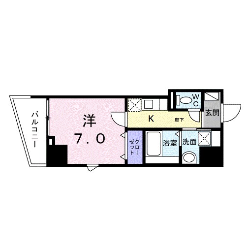 ロータス　ザ・レジデンス入谷 間取り図