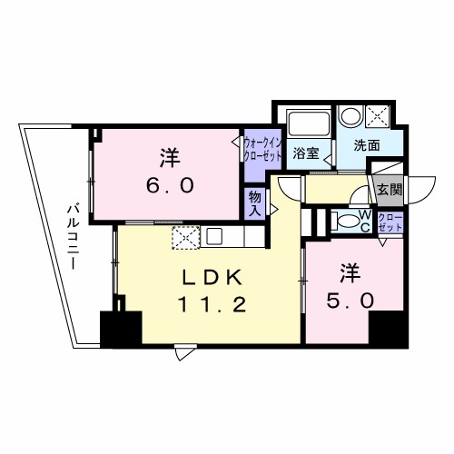 ロータス　ザ・レジデンス入谷 間取り図