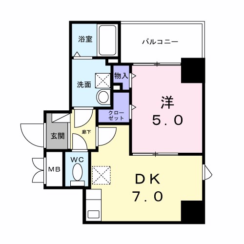 ロータス　ザ・レジデンス入谷 間取り図