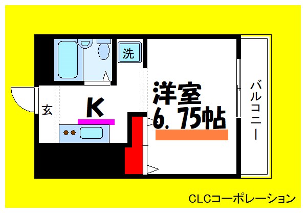 サンフラッツ 間取り図