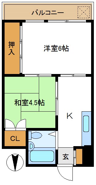 東洋コーポ 間取り