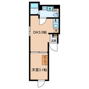 プランドール浅草  間取り図