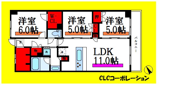 レーベン新小岩innovia(イノヴィア)  間取り