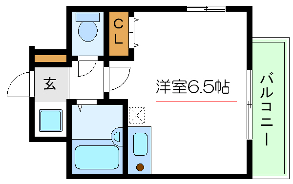 グランシャルム浦安Ⅲ 602号室 間取り