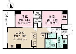 (仮称)足立区千住東１丁目計画 間取り