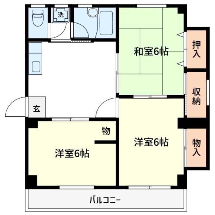 第一宇田川コーポ 間取り