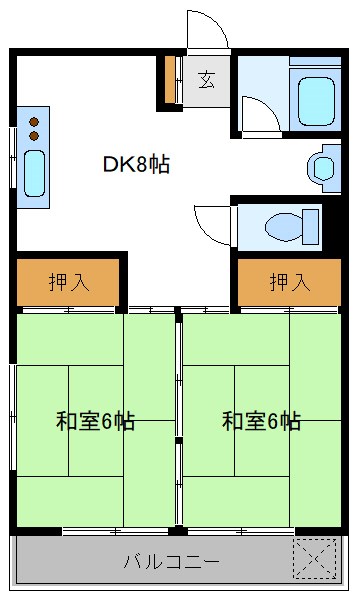 サンハイツ金町  間取り