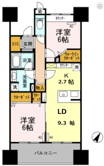 ロイヤルパークスシーサー南千住 間取り