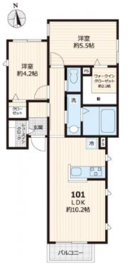 仮称サンセットヴィレッジイースト 間取り図