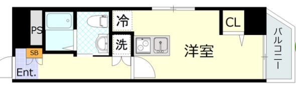 シャンボール門前仲町    間取り