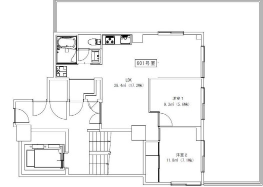 ビラカミムラ  間取り図