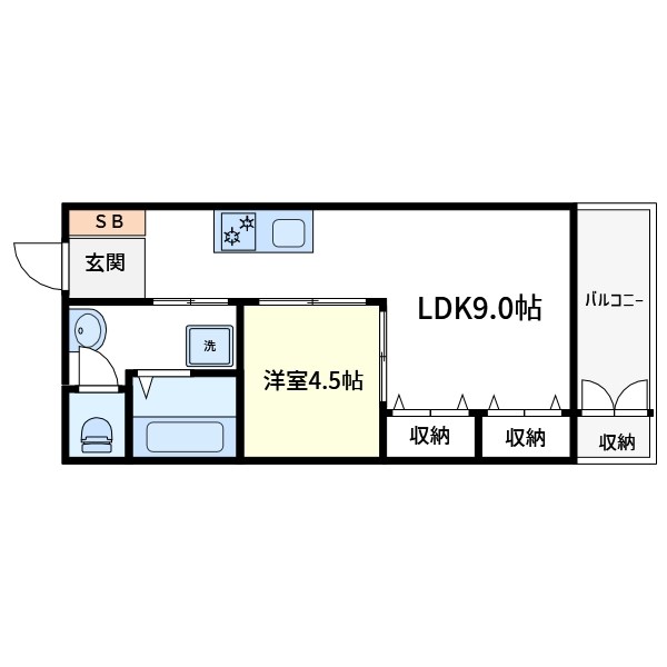 第一大谷マンション  間取り図