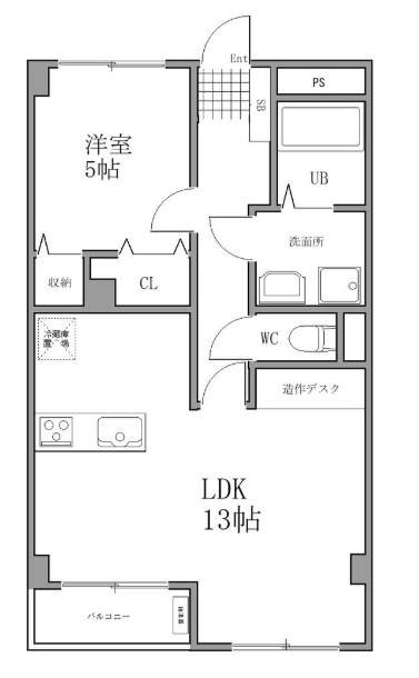 グラシアリノ町屋 106号室 間取り