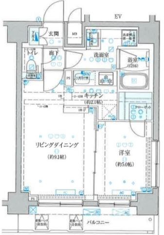 ベルシード梅島ブランシュ 間取り