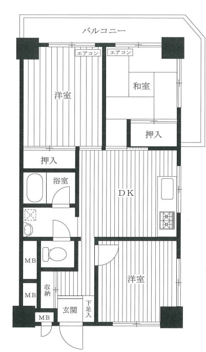 ライオンズマンション両国 間取り