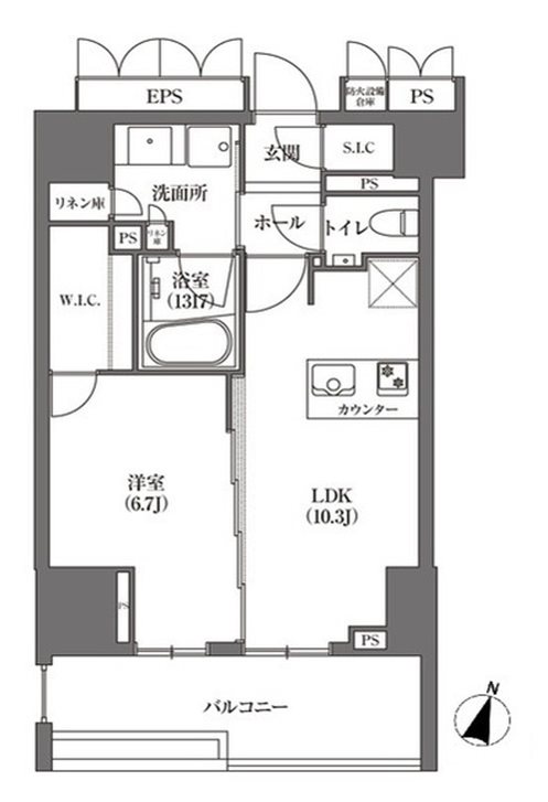 HAMACHO　APARTMENTS 間取り