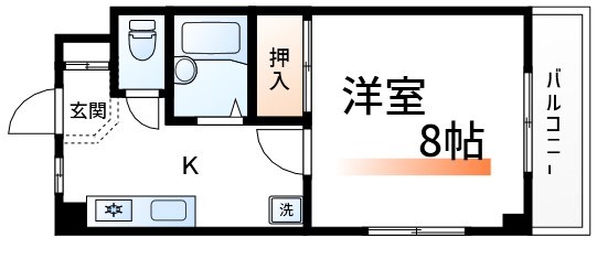 第六日東ハイツ 間取り