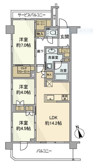 エクセレントシティ船堀V 間取り