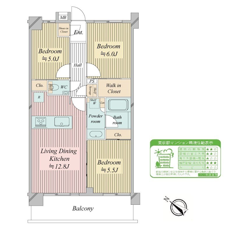 Nーstage船堀 間取り図