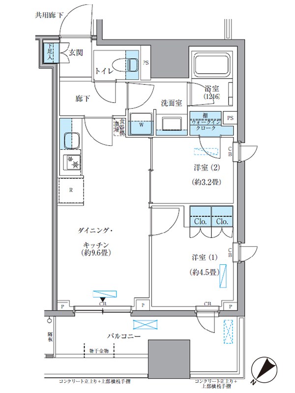 パークアクシス東日本橋 間取り