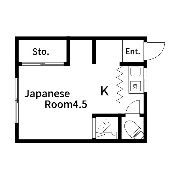 金子荘 間取り図