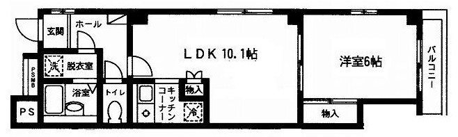 イディアル南砂 間取り図