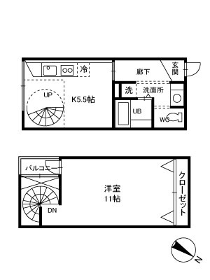 S・HOUSE  間取り図