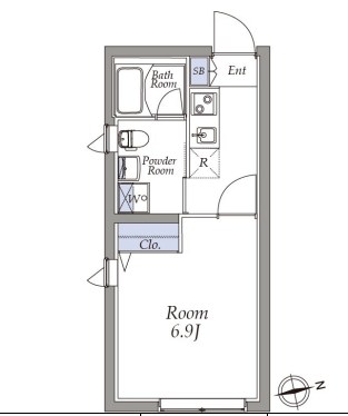 アトリオフラッツ町屋 間取り図