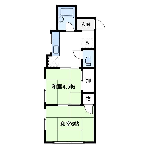 根岸コーポ 間取り