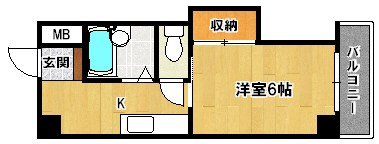 サンリバー西日暮里   間取り図