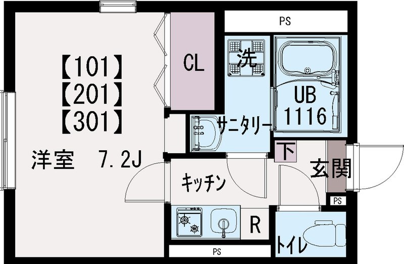 IXO 江戸川 間取り図