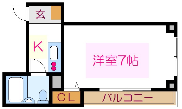 サンハイツ永岡 間取り図