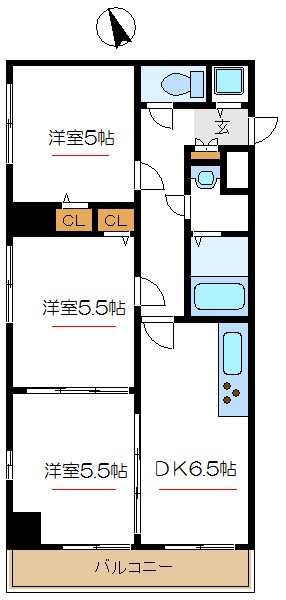 グランパーク東京EAST 間取り図