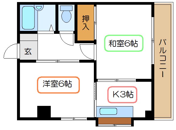 ハイムユー 間取り図