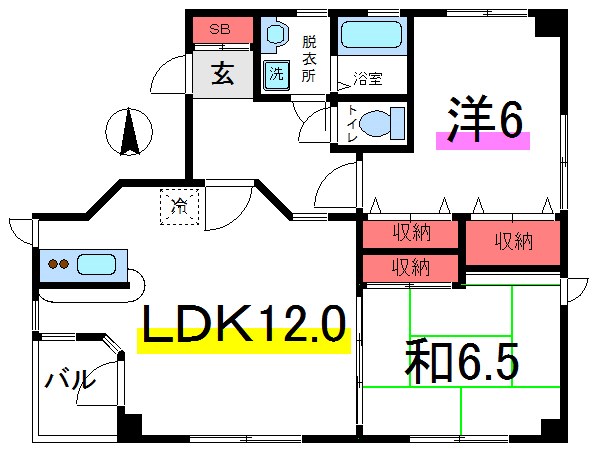 なり駒第5ビル 間取り